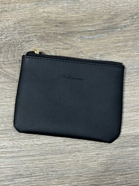 Chelmon Black Leather Coin Wallet, Pouch, Wallet NWT